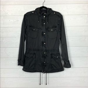 Buffalo Lightweight Grey Safari Hooded Jacket